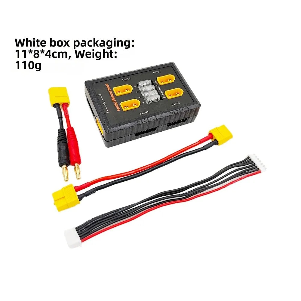 XT60 Parallel Charging Board 1-6S Batteries with 20A Fuse