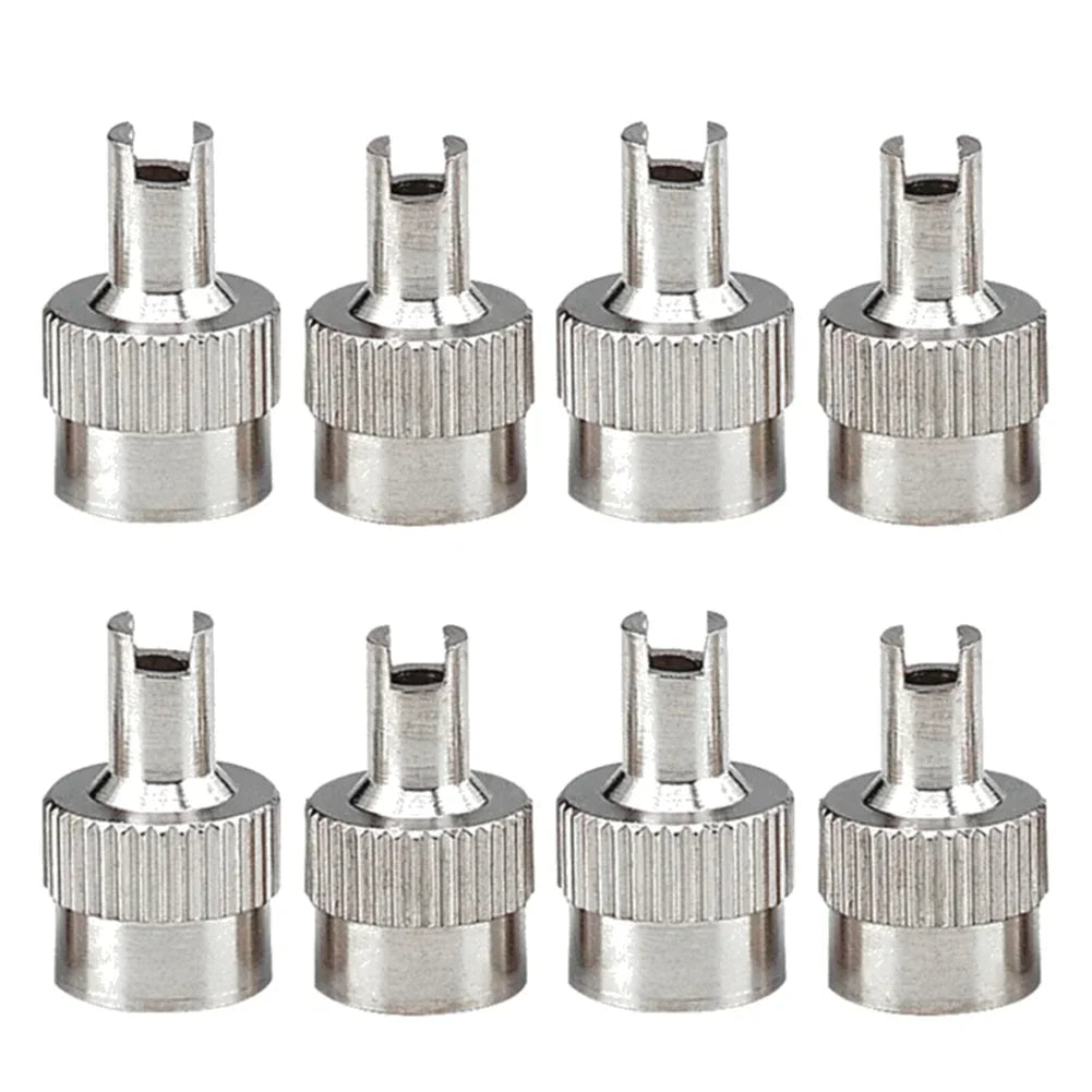 8-Pack Copper Valve Stem Caps with Core Remover – Schrader Valve Stem Caps PRIMED 8 PCS A