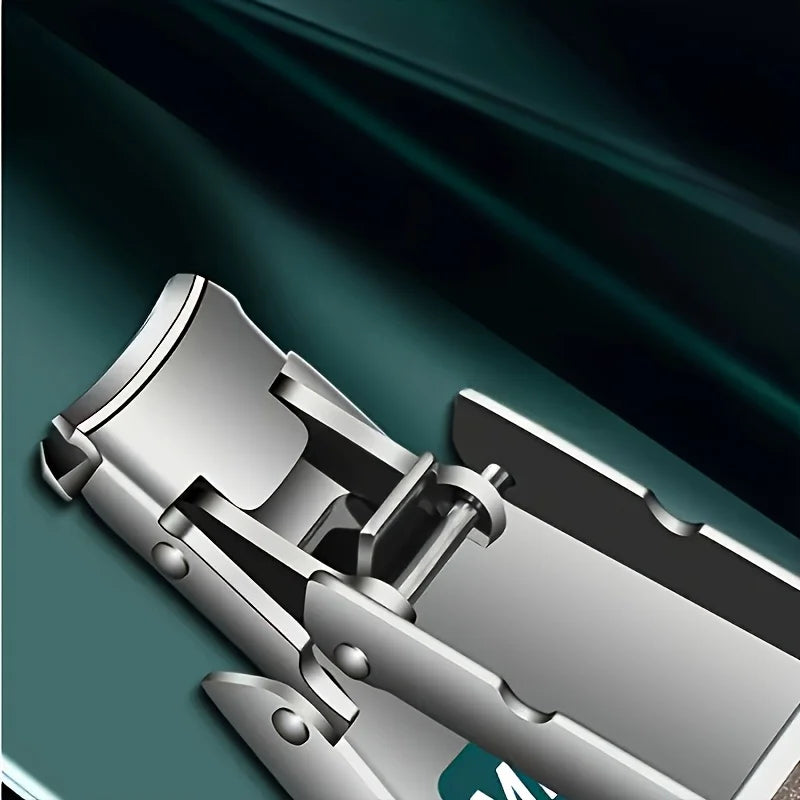 Stainless Steel Nail Clippers with Storage | Compact Manicure Tool
