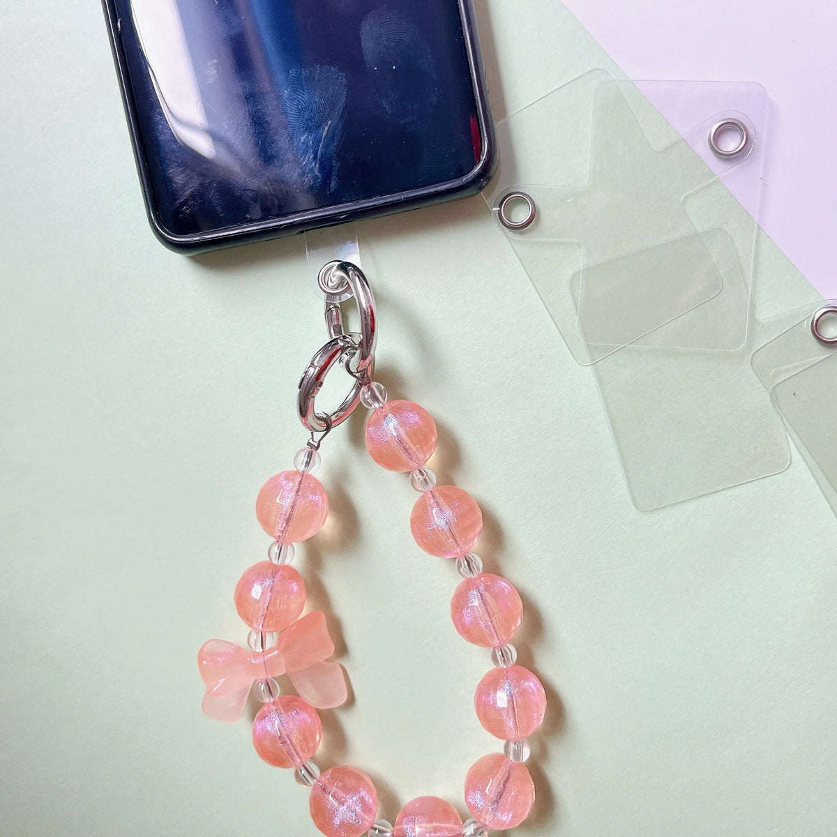 Universal Phone Lanyard Tether Clip & Card Gasket – 1–30 Pcs Phone Lanyard Clip PRIMED