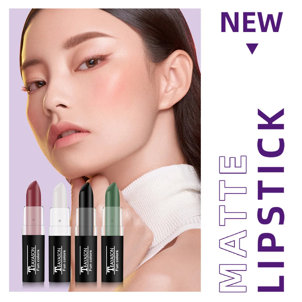 Velvet Matte Lipstick Bold Colors – Waterproof Long-Lasting
