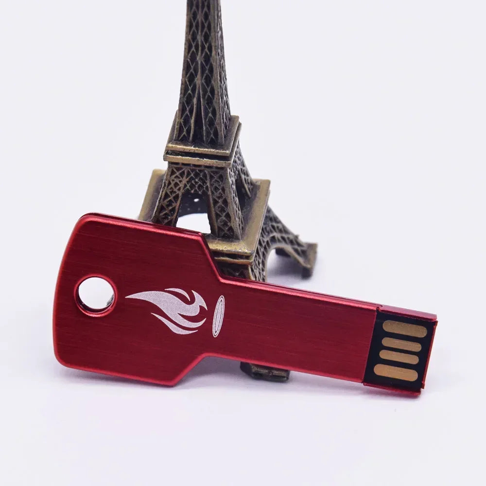 10-Pack Custom Logo Key USB 2.0 Flash Drives – 4GB to 128GB USB Flash Drive PRIMED