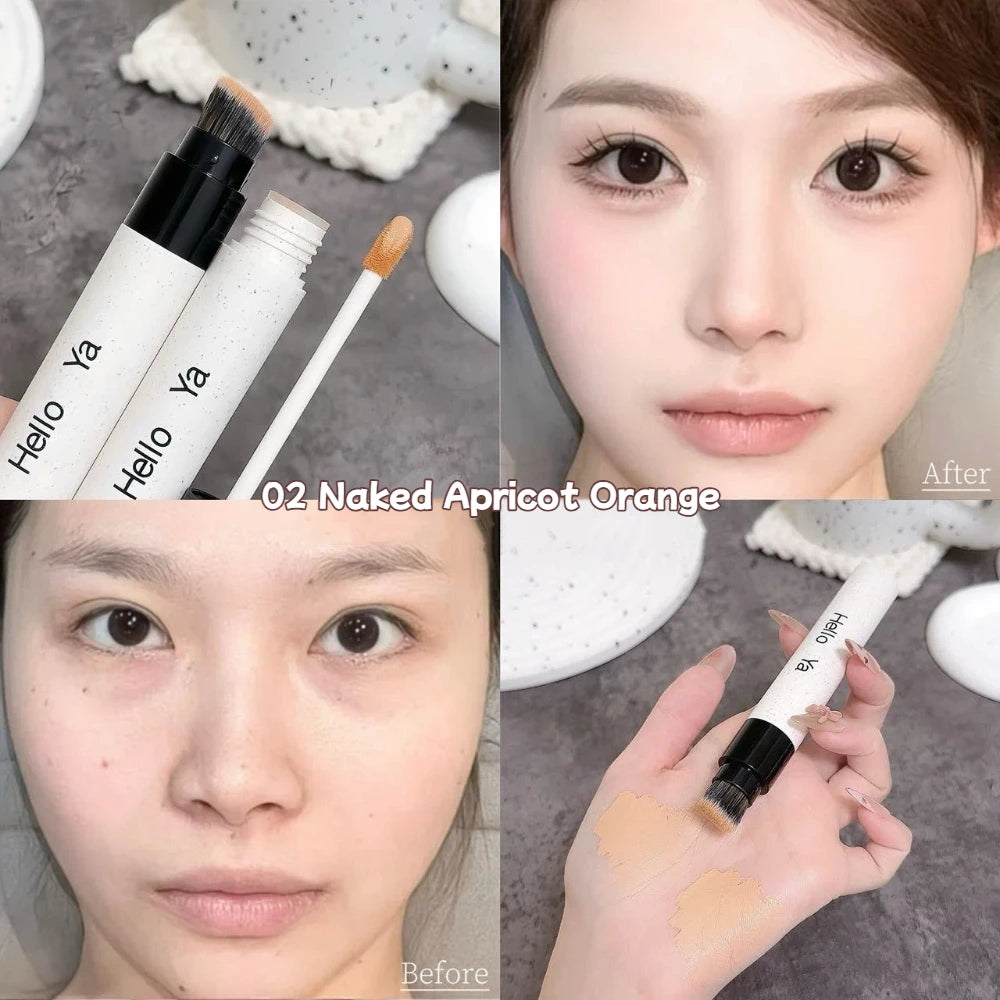 Concealer Pen with Brush – Full Coverage Cream Makeup