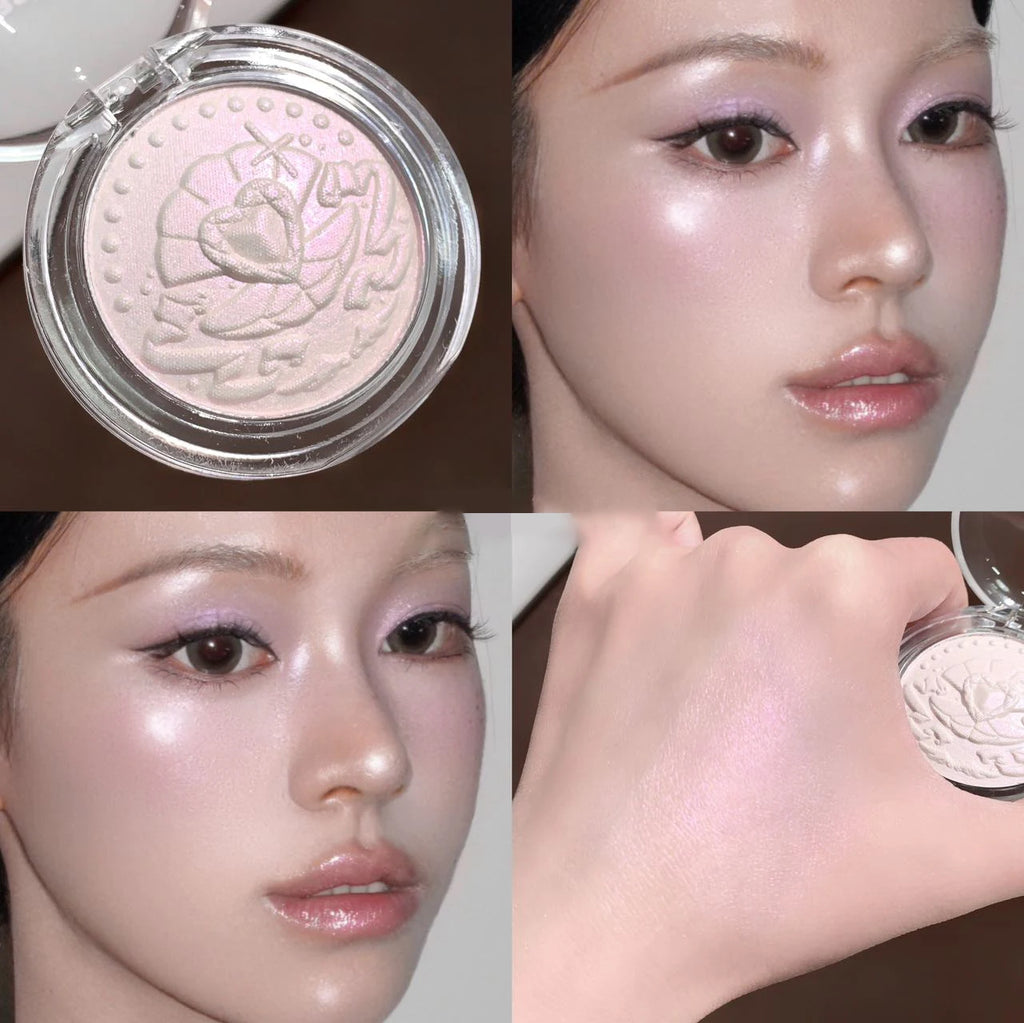 Shimmer Diamond 3-Color Highlighter Palette | Glitter Contour Highlighter Palette PRIMED 03 3.5g