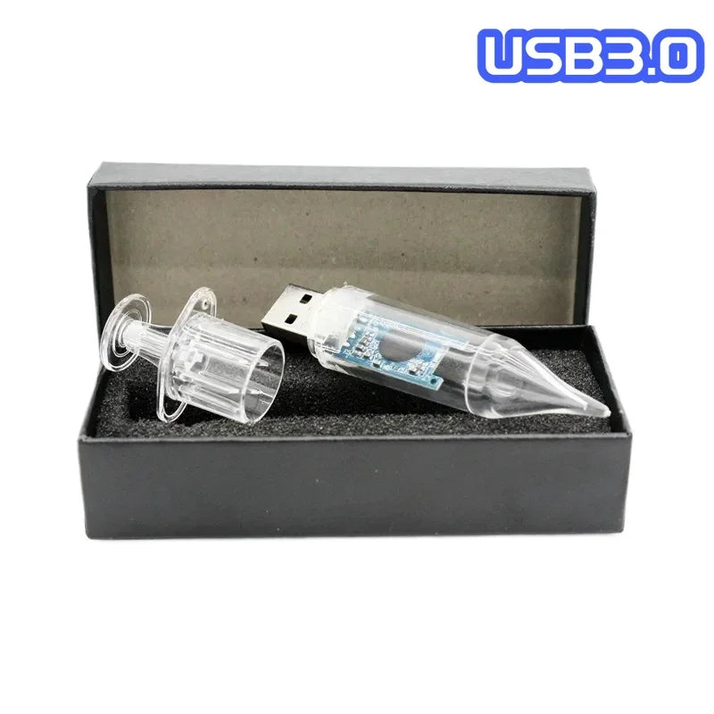 Syringe USB 3.0 Flash Drive Novelty Memory Stick 4–64GB