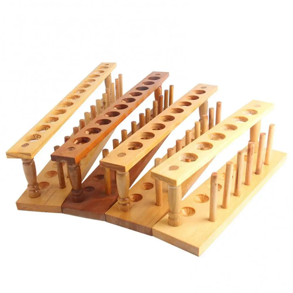 Wooden Test Tube Rack Stand 6/8/10/12 Holes | Lab Organizer Lab Test Tube Rack PRIMED 12