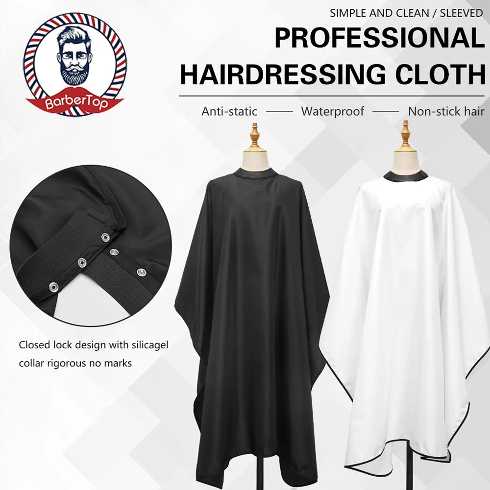 Silicone Hair Cutting Cape – Waterproof Barbershop Collar Apron
