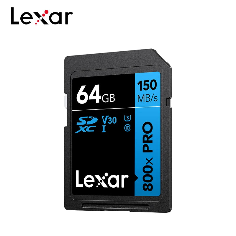 Lexar 800x PRO V30 SD Card 32–256GB | 4K UHS-I 150MB/s SD Memory Card PRIMED