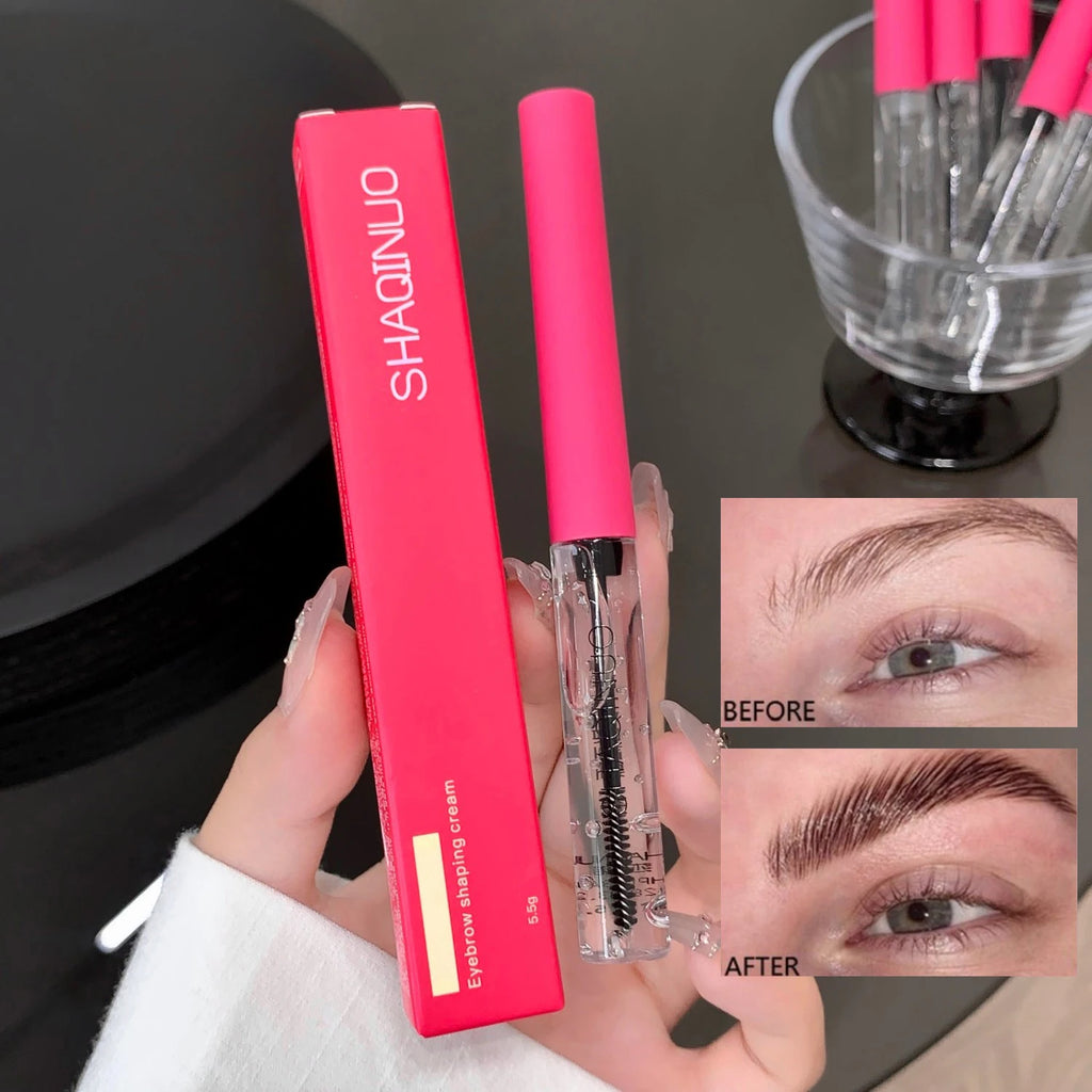 Waterproof Transparent Eyebrow Styling Gel with Brush | SHAQINUO Eyebrow Styling Gel PRIMED