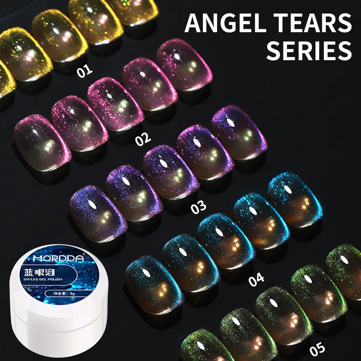 MAFANAILS Blue Angel Tears Magnetic Cat Eye Gel Polish 5g