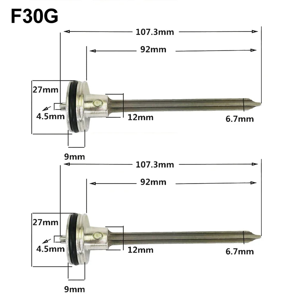Pneumatic Nailer Pin Replacement – Steel Spare Parts 2 Pc
