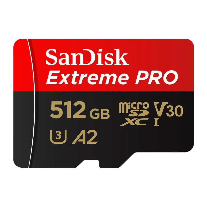 SanDisk Extreme Pro Micro SD Card 64GB–1TB A2 V30 UHS-I Micro SD Card PRIMED 512GB
