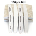 Professional Wooden Nail Files 50/100Pcs | 100/180 & 180/240 Grit