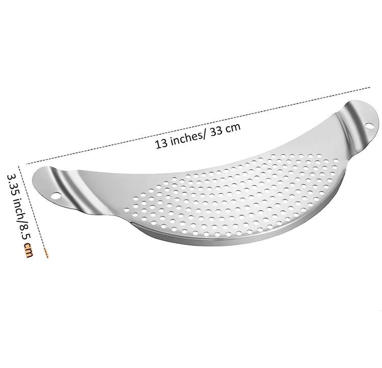 Stainless Steel Pot Strainer with Handle – Pasta Colander Insert Kitchen Colander Strainer PRIMED B