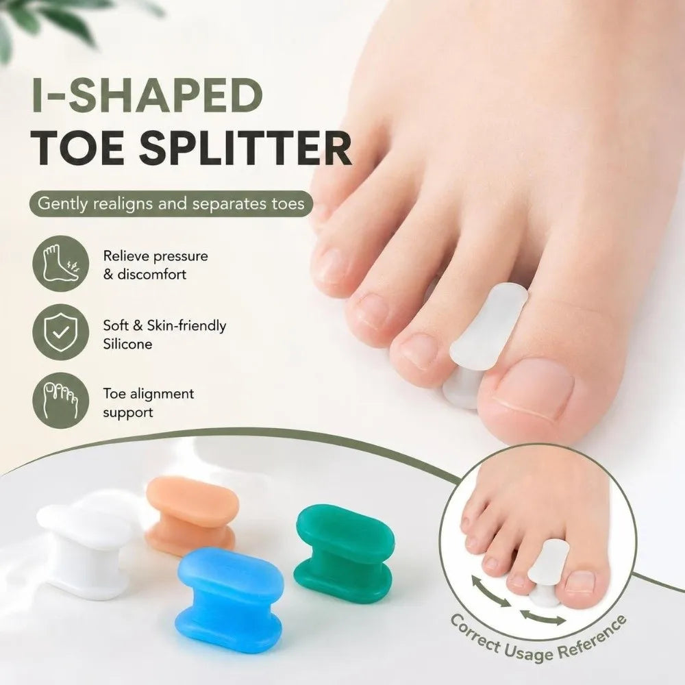 I-Shaped Big Toe Separator – Soft SEBS Spacer 1 Pair Toe Separator PRIMED