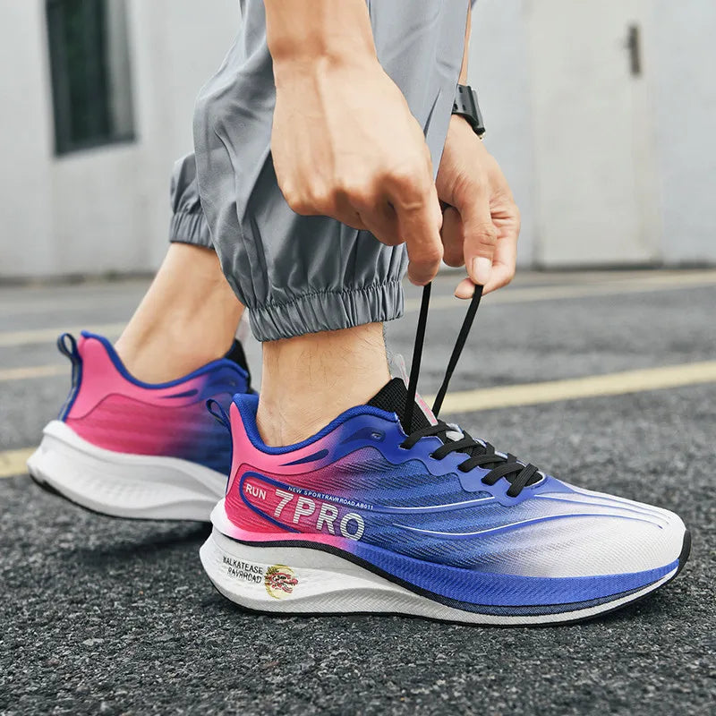 LETCOMFIT Men's Carbon Plate Running Shoes | Non-Slip & Breathable Men's Running Shoes PRIMED