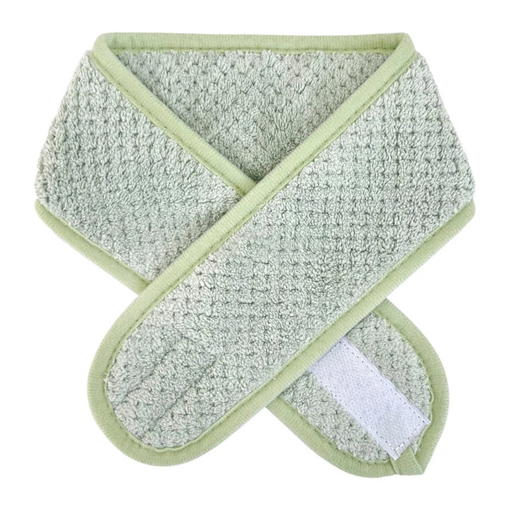 Adjustable Spa Facial Headband for Eyelash Extensions Spa Facial Headband PRIMED light green