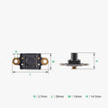 Momentary Push Button Switch – Pre-Wired 2-Pin Panel Mount