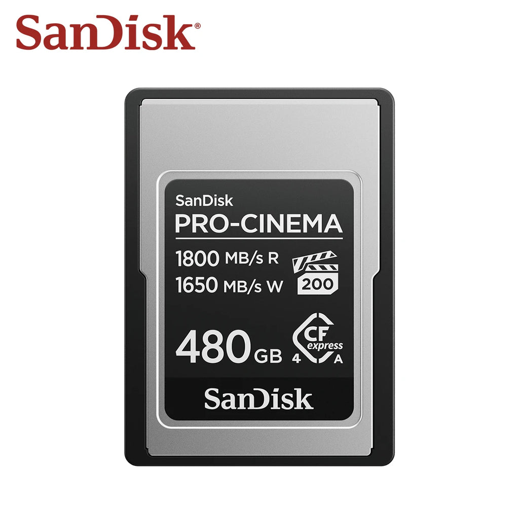 SanDisk PRO-Cinema CFexpress Type A 480GB/960GB – 8K Card CFexpress Memory Card PRIMED