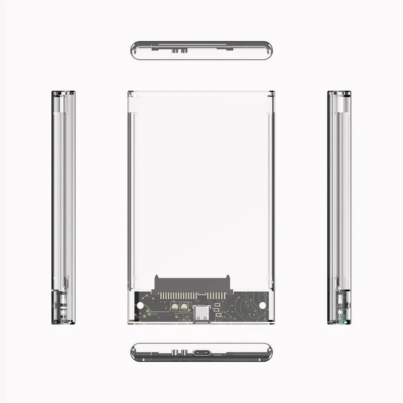 UTHAI TM05 USB 3.1 Type-C 2.5" Transparent HDD Enclosure HDD Enclosure PRIMED