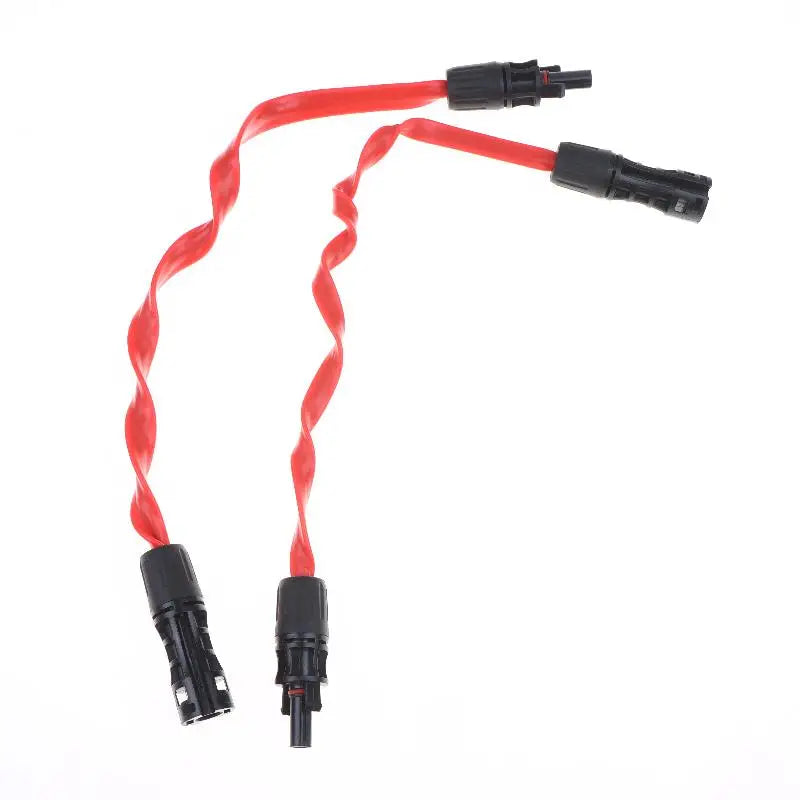 Flat Solar Extension Cable 12AWG 10AWG IP68 Waterproof Connectors