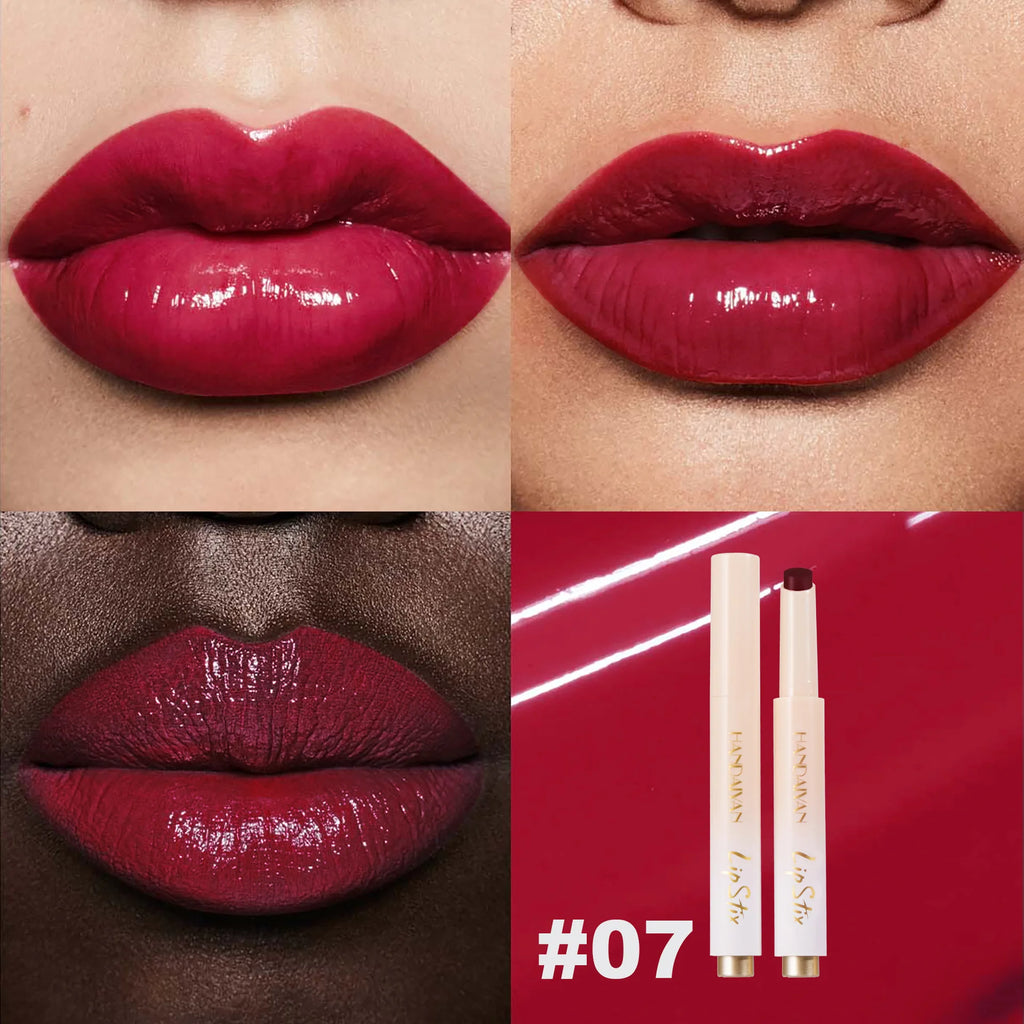 Handaiyan Jelly Mirror Lip Gloss – Long-Lasting Press-On Tint Lip Gloss Pen PRIMED 07 Full Size