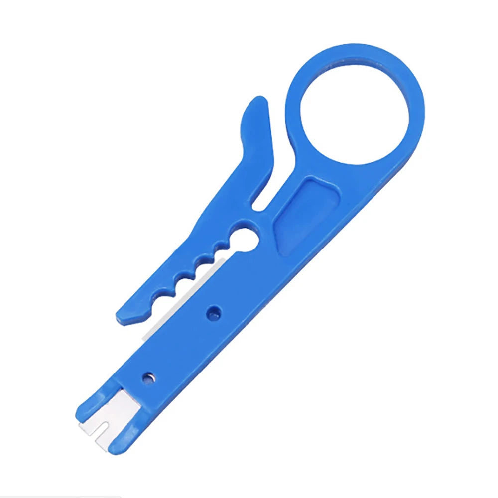 Wire Stripper Crimping Tool – Portable Mini Cable Cutter Wire Stripper Tool PRIMED Blue