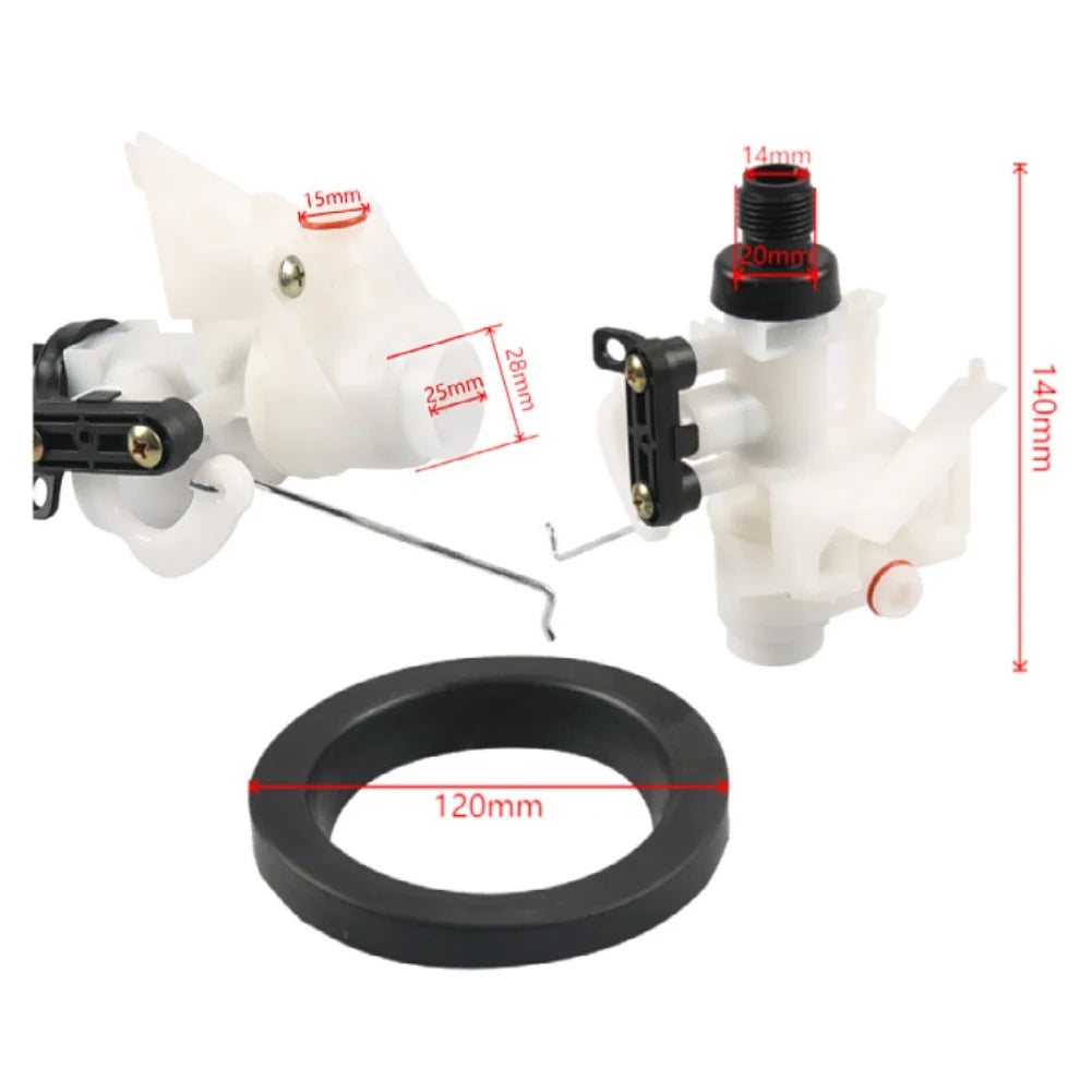 Thetford Aqua-V RV Toilet Water Valve Kit 31705 31688