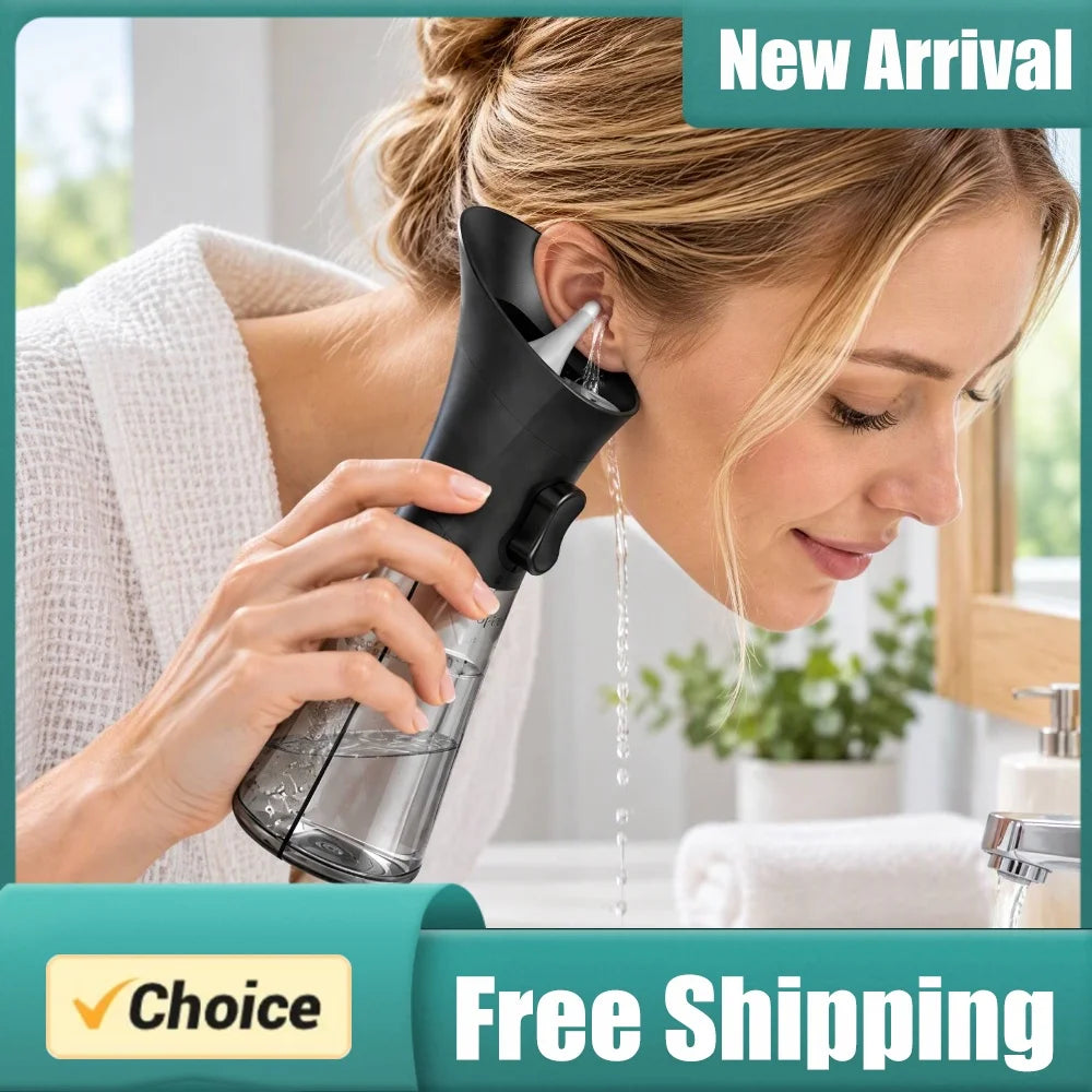 Manual Ear Wax Removal Kit – One-Hand Irrigation System Ear Irrigation Kit PRIMED