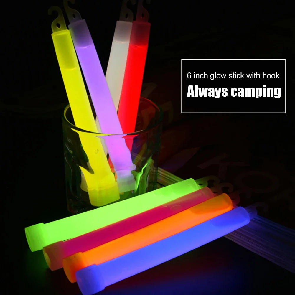 LED Glow Sticks 1/5/10 Pack – Camping, Party & Emergency Glow Light Sticks PRIMED
