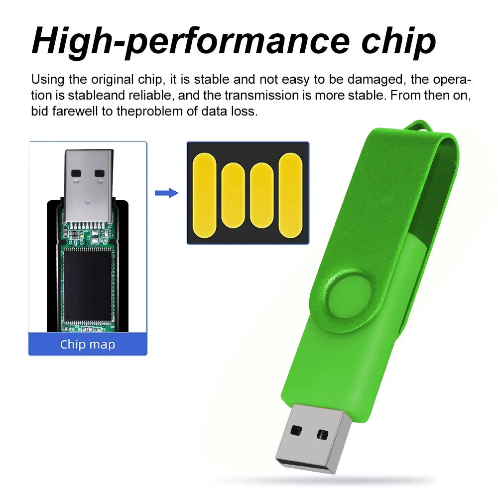 100PCS Custom Logo Metal USB Flash Drives Bulk 128MB–128GB Bulk USB Flash Drive PRIMED