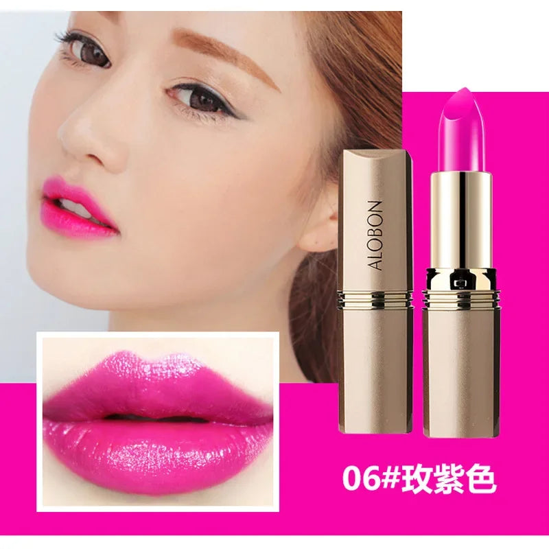 10-Color Matte Velvet Lipstick – Waterproof 24H Long-Lasting