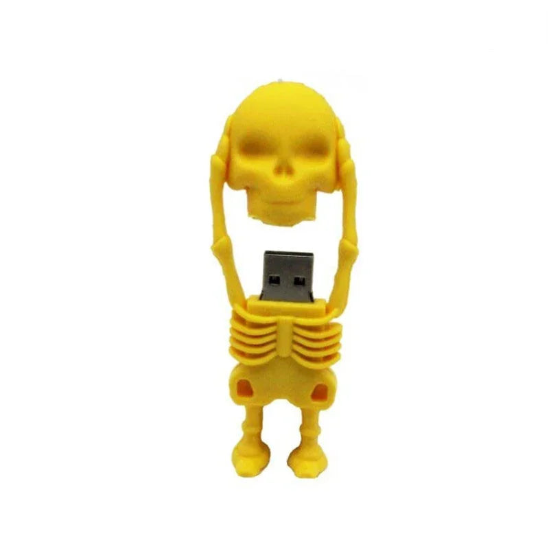 JASTER Skull USB Flash Drive 64GB | Novelty Pen Drive Gift