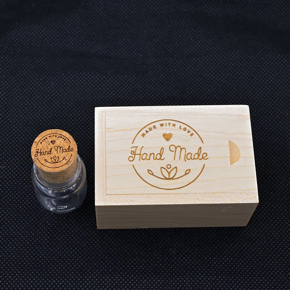 Custom Logo Drifting Bottle USB 3.0 Flash Drive – Wooden Box USB Flash Drive PRIMED