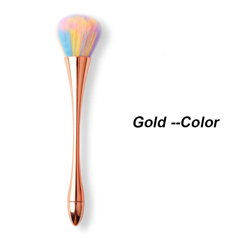JEARLYU Nail Dust Brush – Soft Bristles & Ergonomic Handle