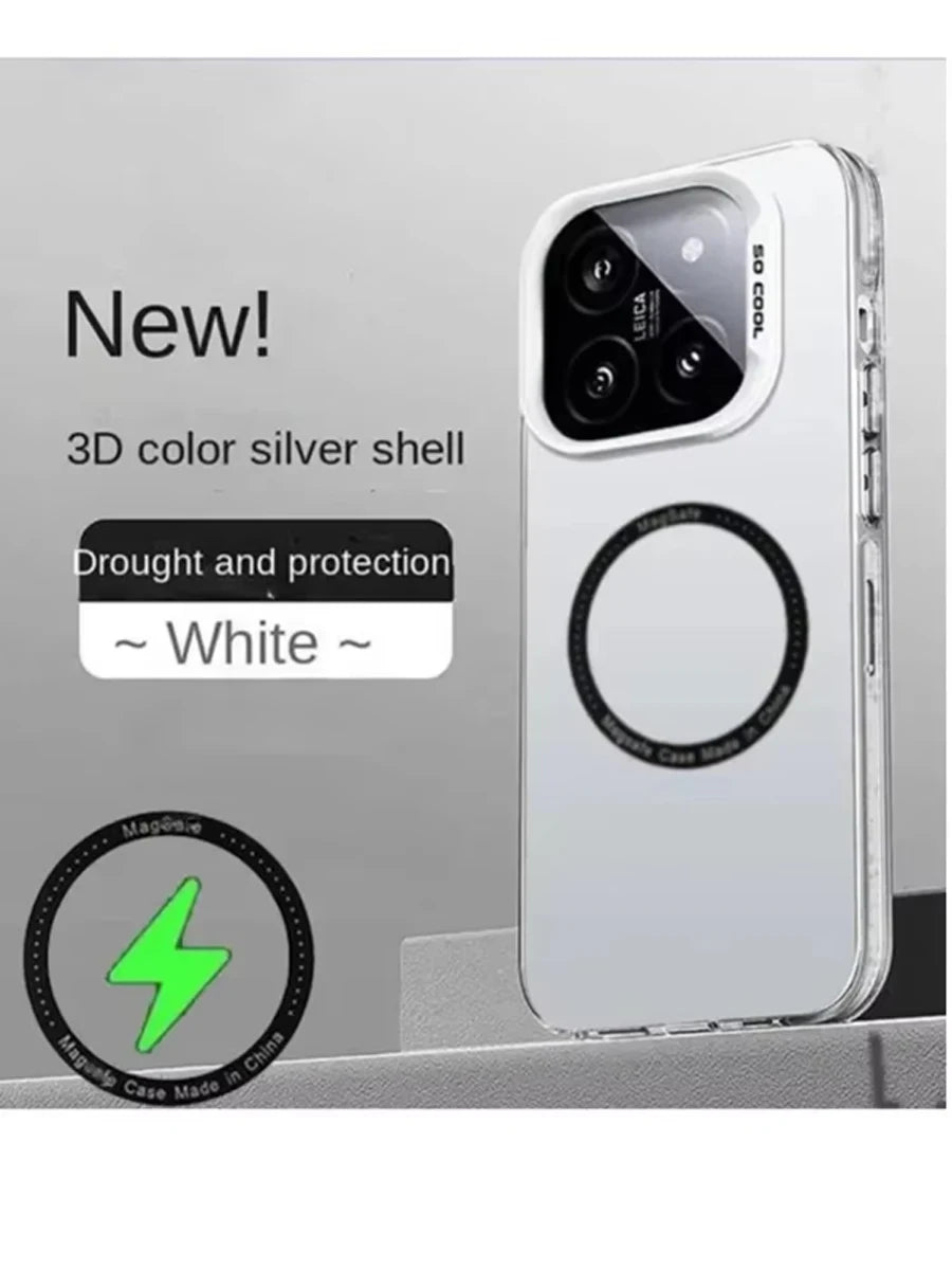 MagSafe Matte Frosted Case for Xiaomi 14 13 13T 14T Pro Phone Case PRIMED