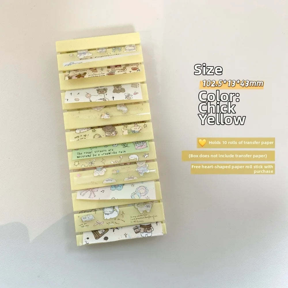 10-Grid Nail Foil Storage Box – 3D Printed Nail Art Organizer