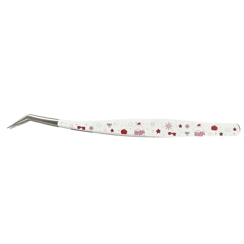 Curved False Eyelash Tweezers – Anti-Static Stainless Steel Eyelash Tweezers PRIMED Style 6
