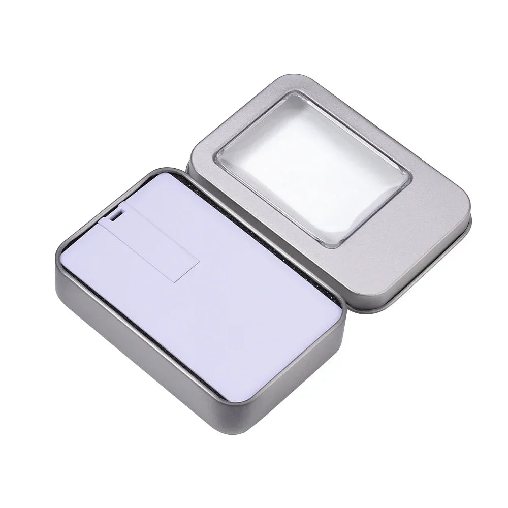 Custom Credit Card USB Flash Drive 32/64/128GB – Wedding Gift Custom USB Flash Drive PRIMED 8GB Iron box and card China Mainland