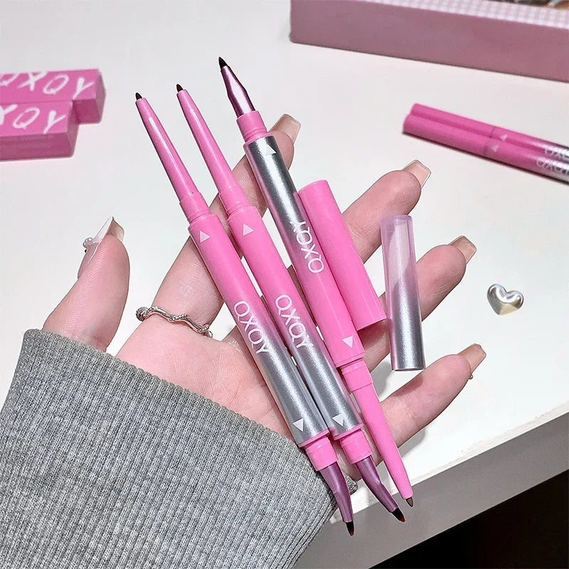 2-in-1 Eyebrow & Eyeliner Gel Pen | Waterproof, Smudge-Proof Eyeliner Gel Pen PRIMED
