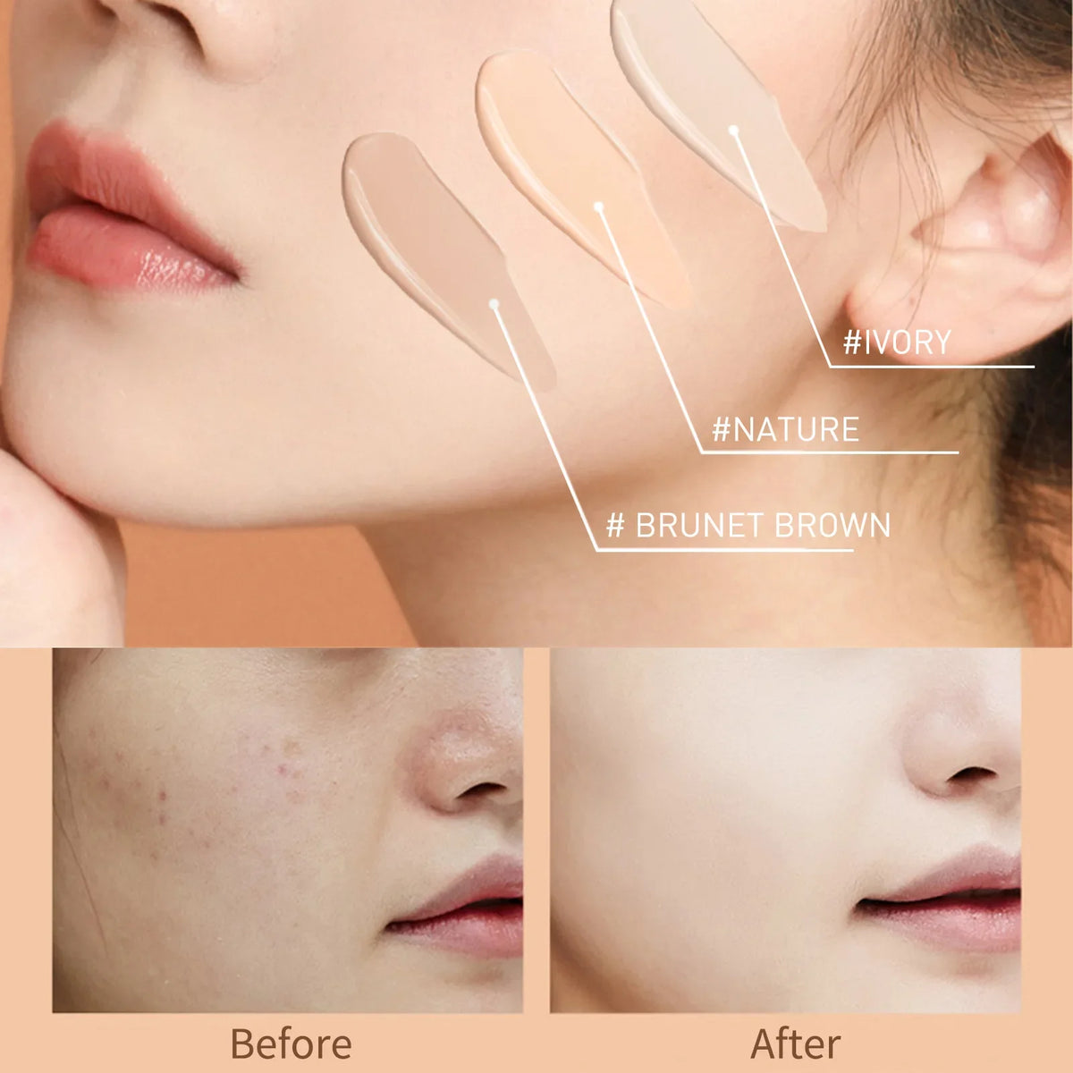 Waterproof BB Cream Foundation – Full Coverage Matte Finish