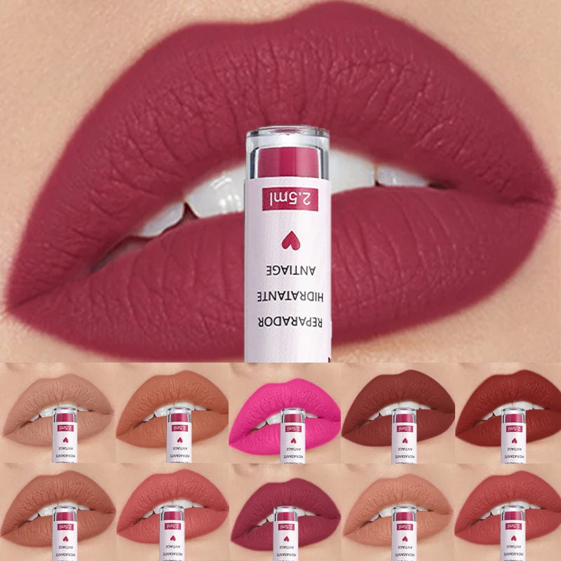 Korean Matte Liquid Lipstick – Waterproof Long-Lasting Lip Glaze Matte Liquid Lipstick PRIMED