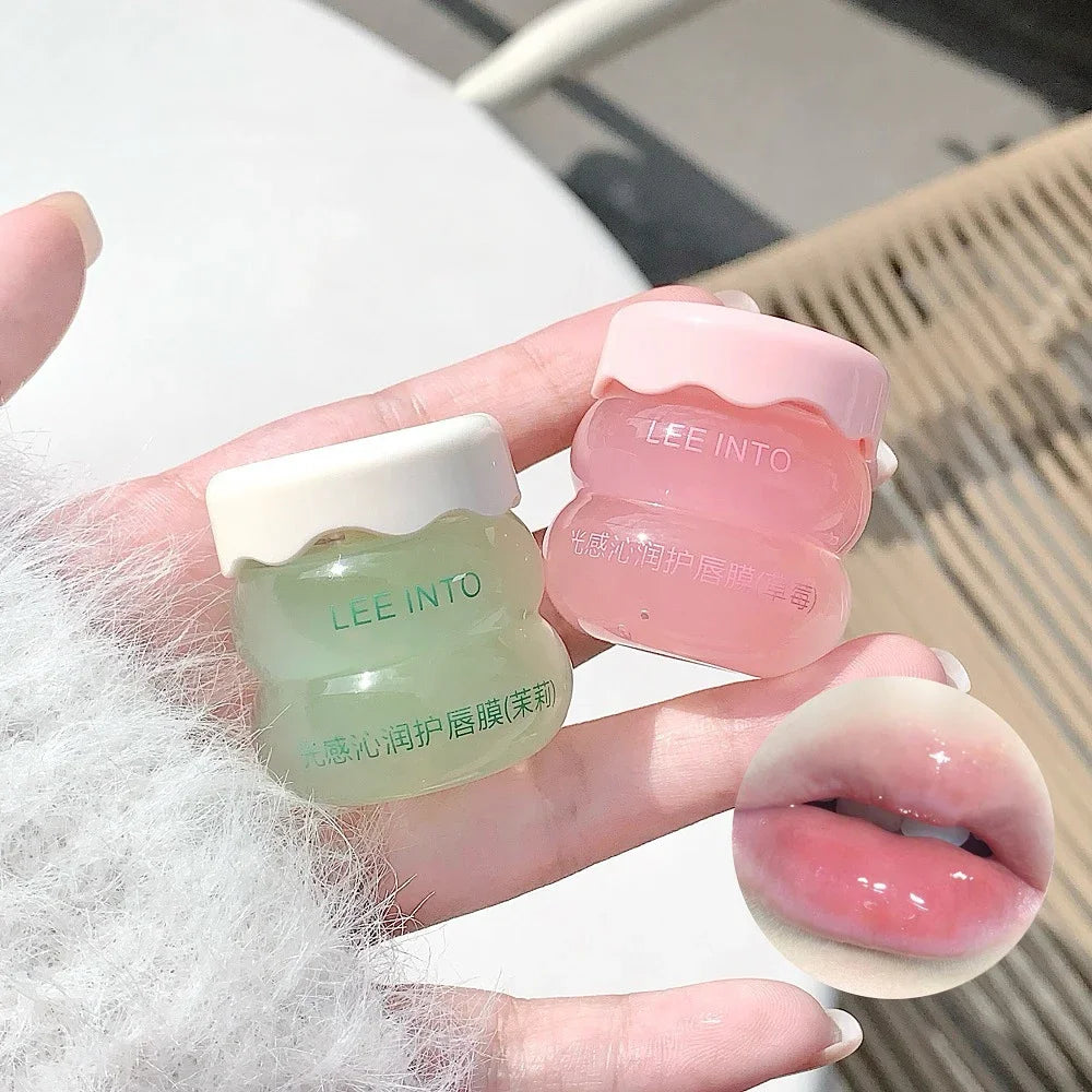 Strawberry Lip Oil & Jelly Night Mask Set – Hydrating Lip Care