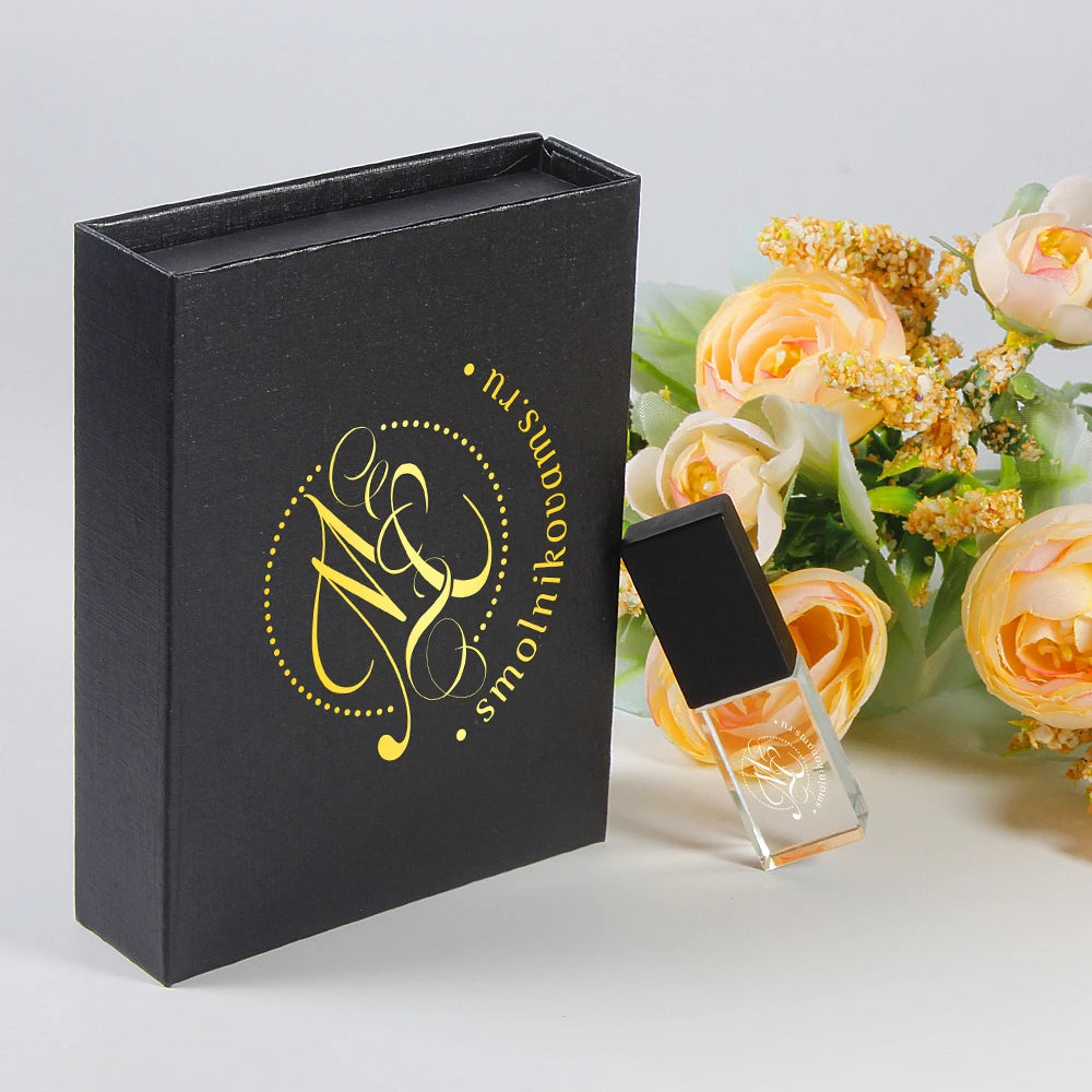 JASTER Crystal USB Flash Drive | Custom Logo Gift 4GB–64GB Crystal USB Flash Drive PRIMED