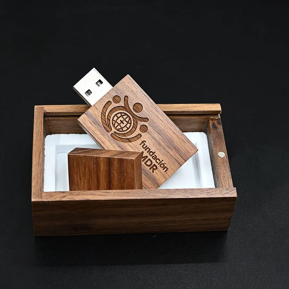 10-Pack Custom Logo Wooden USB Flash Drive 4GB–32GB USB 2.0 Custom USB Flash Drive PRIMED