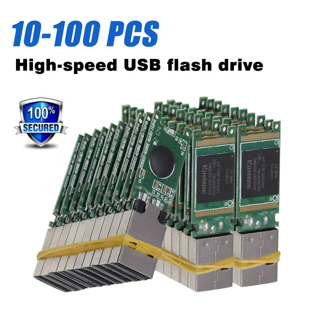 USB 2.0 Flash Drive Chips 4GB–128GB | Bulk 10–100pcs Waterproof USB Flash Drive PRIMED