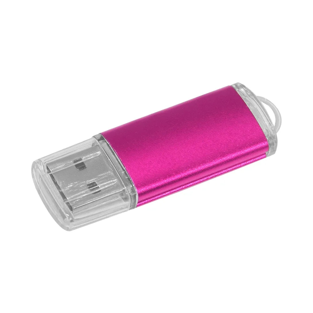 Colorful Metal USB 2.0 Flash Drive 1GB–64GB | Pen Drive Gift USB Flash Drive PRIMED 64 GB pink