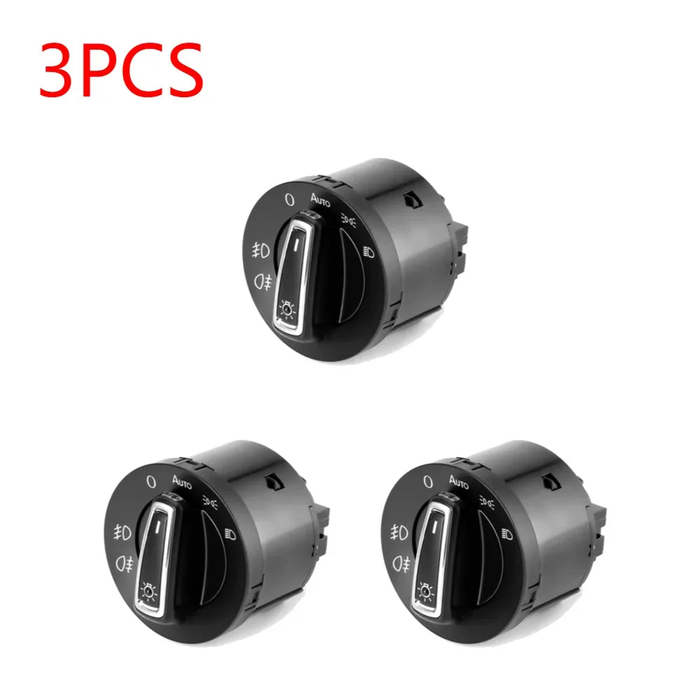 VW Golf MK5 MK6 & Jetta Headlight Control Switch | Light Sensor Headlight Control Switch PRIMED 3 PCS 10PIN