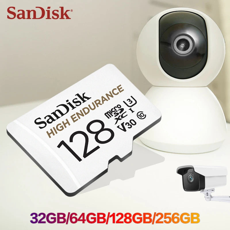 SanDisk Micro SD Card 32GB–512GB U3 V30 | Up to 100MB/s Flash Memory Card PRIMED