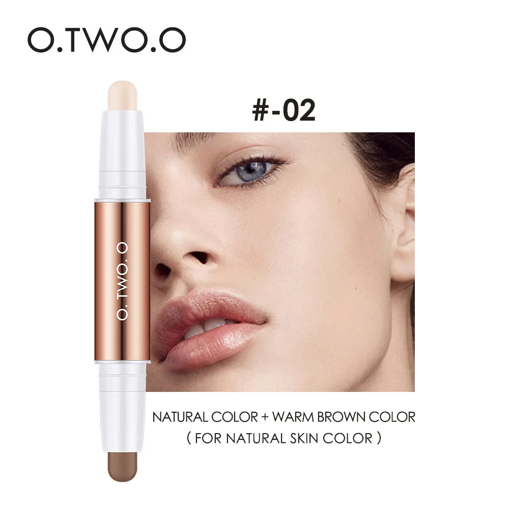 O.TWO.O Double-Ended Concealer & Highlighter Contour Stick